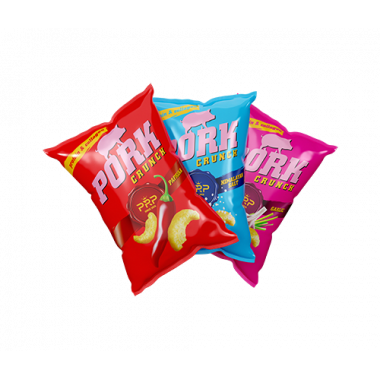 Pioneer's Jerky vepřové křupky ve všech příchutích 9 kusů...