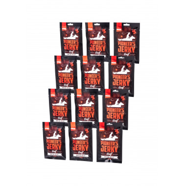 Pioneer's Jerky Hovězí original 12 g x 12 ks v akci