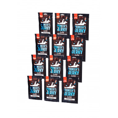 Pioneer's Jerky Krůtí original 12g x 12ks v akci