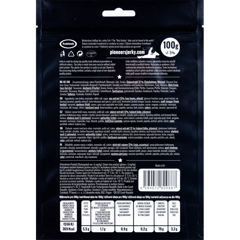 Pioneer's Jerky Hovězí original 100g x 5ks v akci
